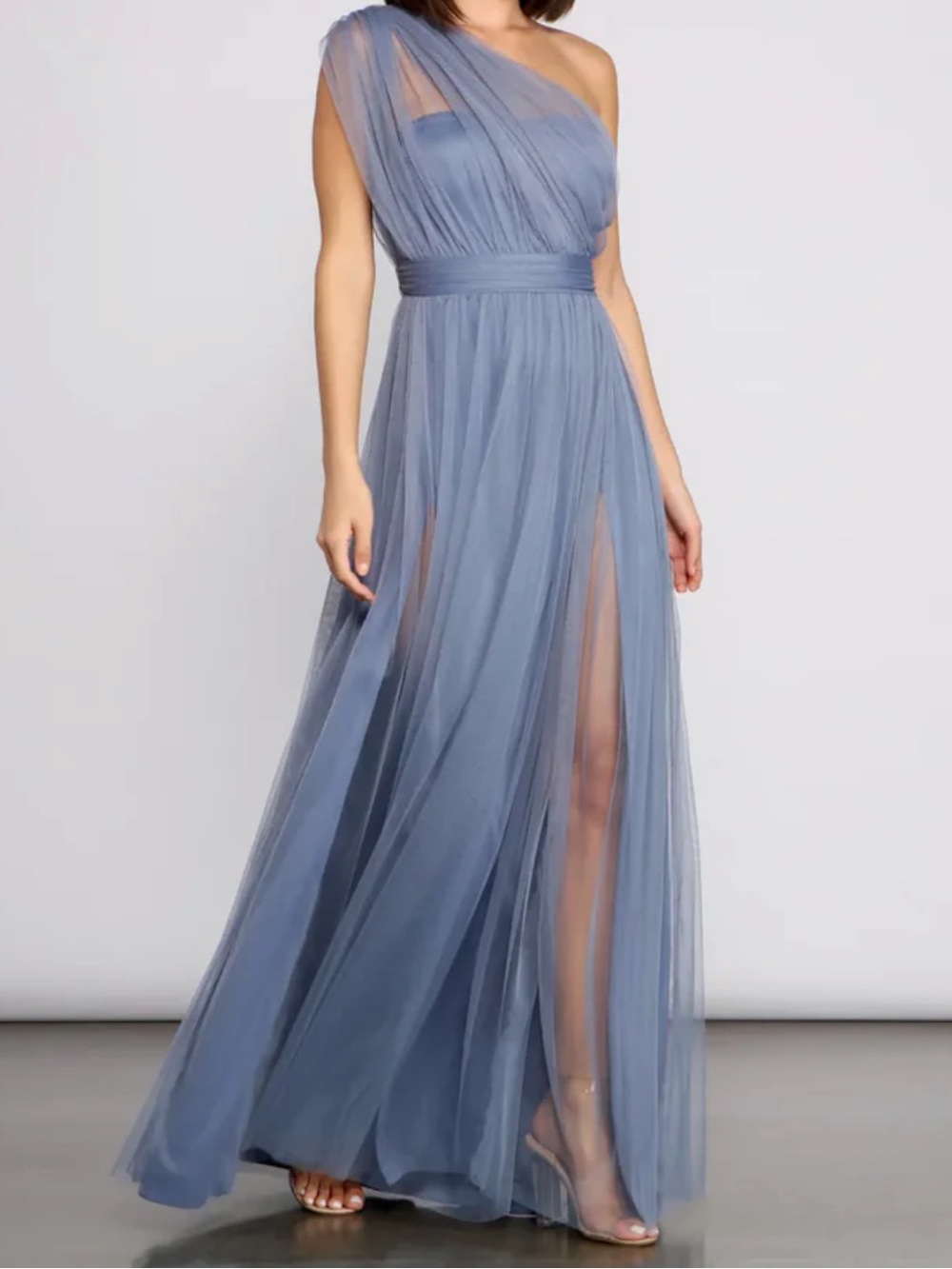 Rebecca Tulle A-Line Formal Dress